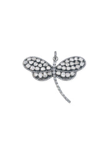 Diamond  Dragonfly set in Sterling Silver