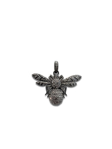Bee in Pave Diamonds set in Sterling Silver