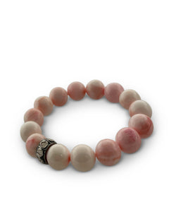 Snowy White Queen Conch Shell with Polki Diamond Rondelle
